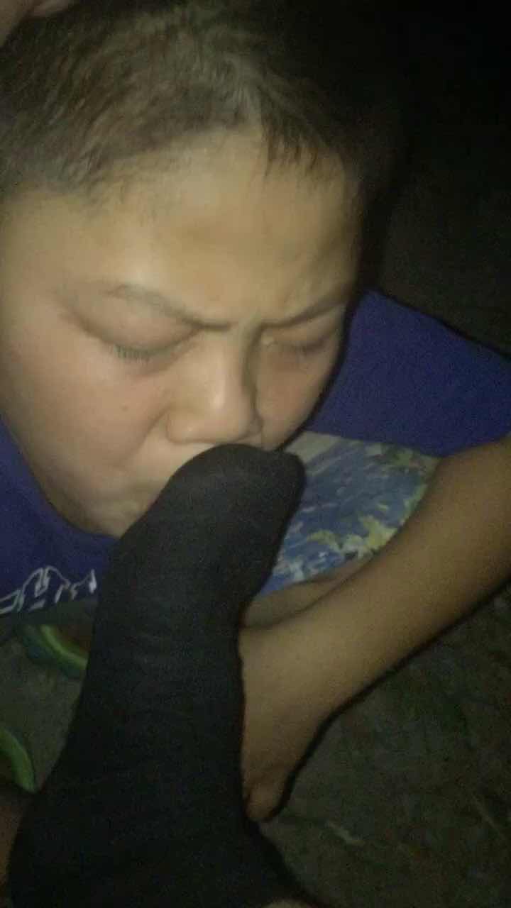 农村小狗奴舔脚